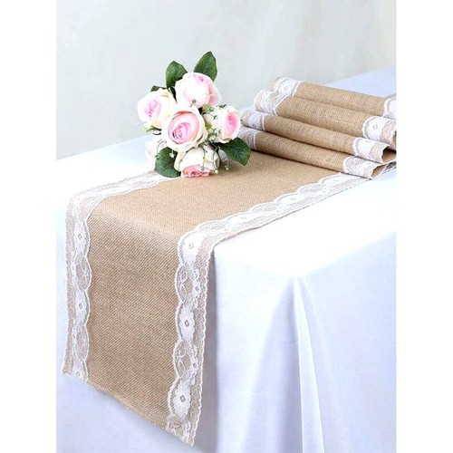 Chemin table toile - de, jute