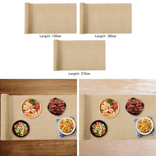 Set table toile de jute - en,